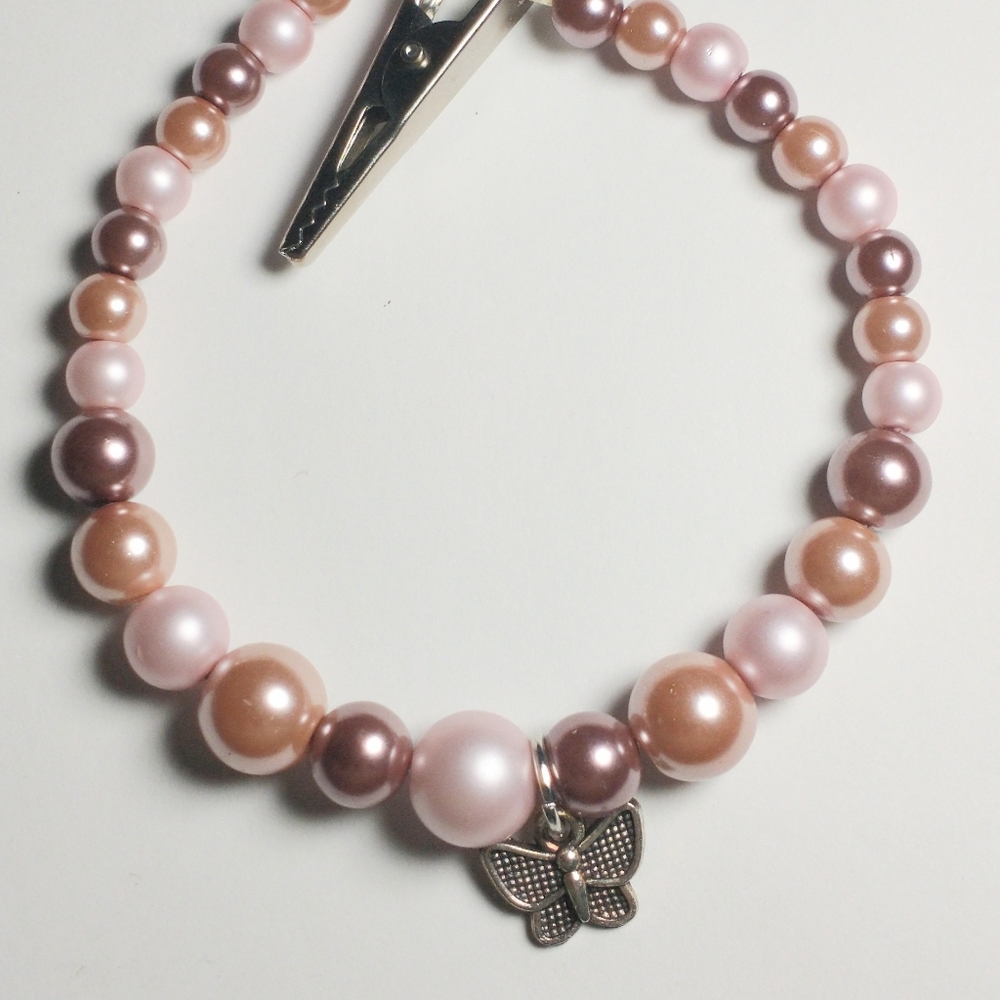 Alligator clip bracelet